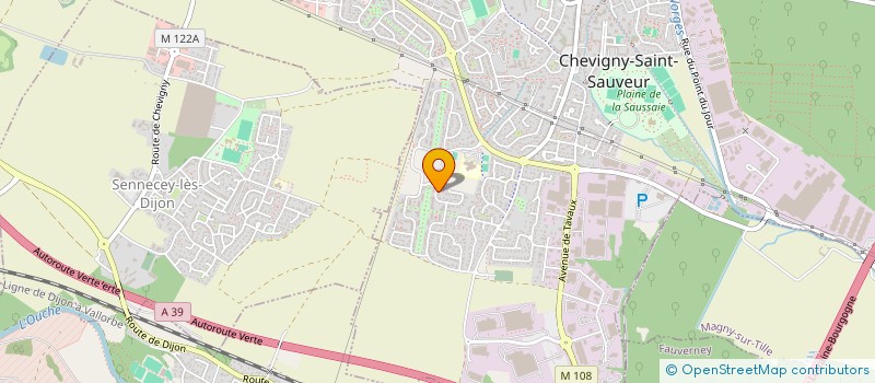 localisation de l'entreprise SCI L3C SAINT-SAUVEUR  CHEVIGNY-SAINT-SAUVEUR