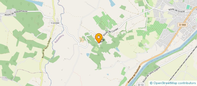 localisation de l'entreprise SCI L3D INVEST  RABASTENS