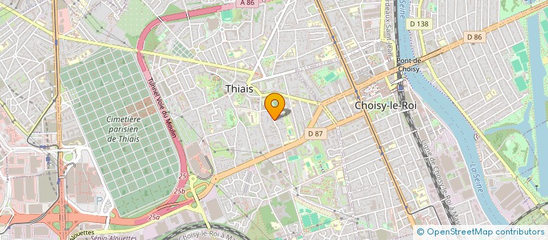 localisation de l'entreprise SCI L3K à THIAIS