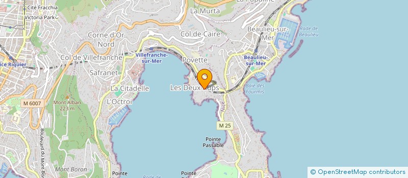 localisation de l'entreprise SCI L3P à VILLEFRANCHE-SUR-MER
