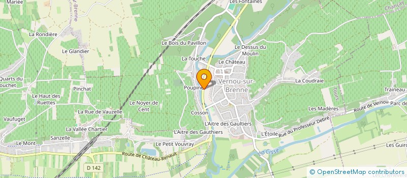 localisation de l'entreprise SCI L4A à VERNOU SUR BRENNE