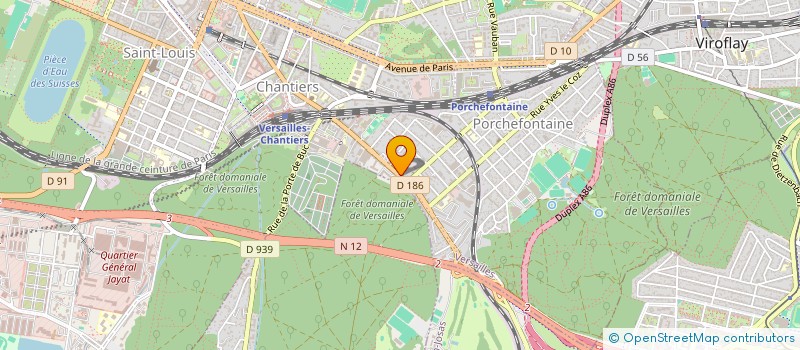 localisation de l'entreprise SCI L4CHAIM à VERSAILLES
