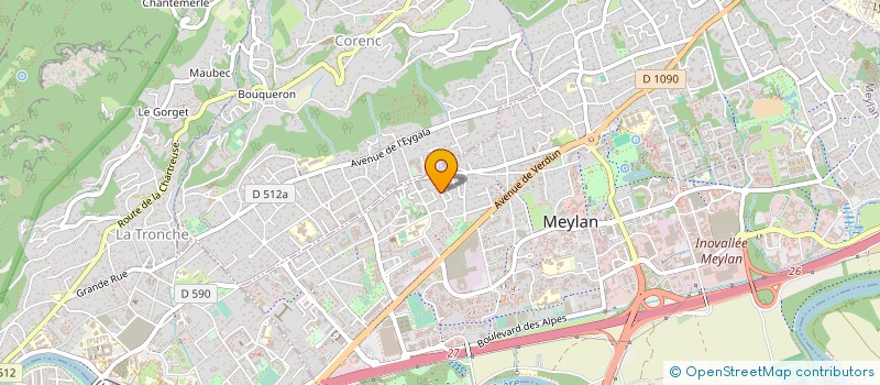 localisation de l'entreprise SCI L4MV à MEYLAN