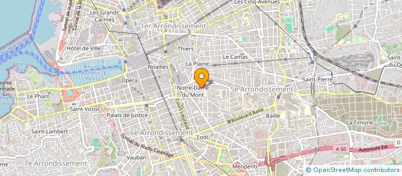 localisation de l'entreprise SCI L5F à MARSEILLE