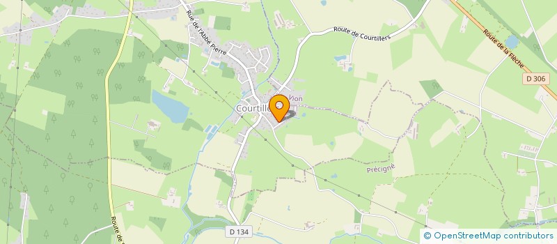 localisation de l'entreprise SCI L9R  COURTILLERS