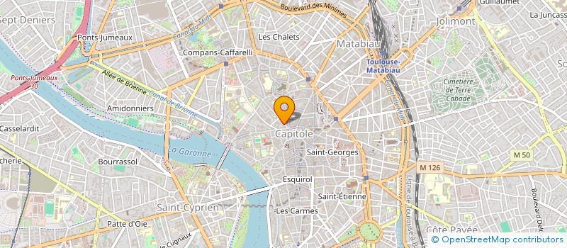 localisation de l'entreprise SCI LA 4D  TOULOUSE