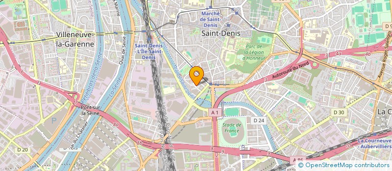 localisation de l'entreprise SCI LA  SAINT-DENIS