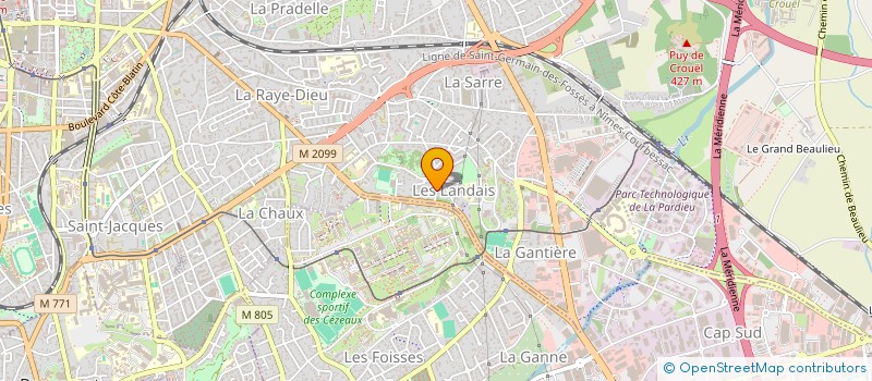 localisation de l'entreprise SCI LA 5EME  CLERMONT-FERRAND