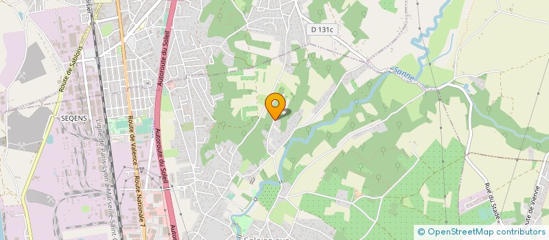 localisation de l'entreprise SCI LA BACHASSIERE  SALAISE-SUR-SANNE