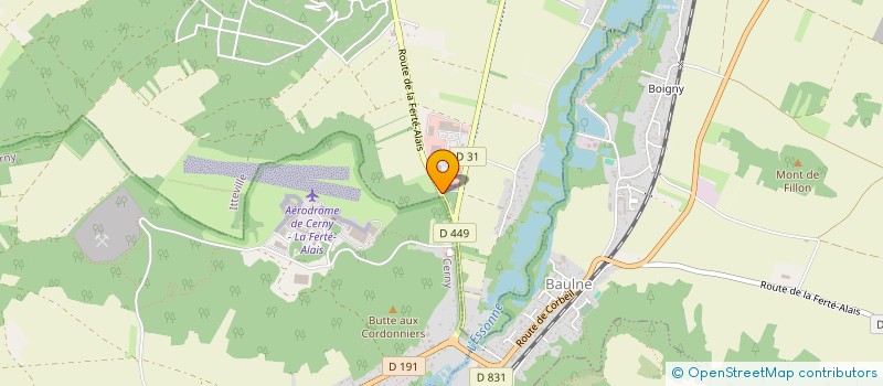 localisation de l'entreprise SCI LA BACHE  ITTEVILLE