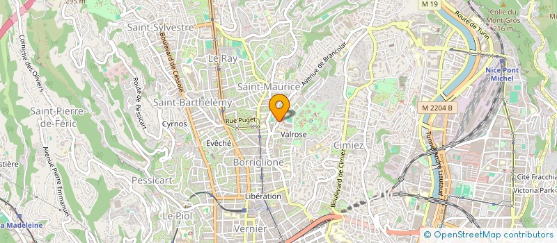 localisation de l'entreprise SCI LA BADOISE à NICE