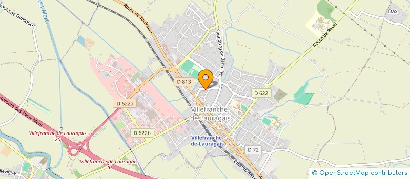 localisation de l'entreprise SCI LA BADORQUE  VILLEFRANCHE-DE-LAURAGAIS