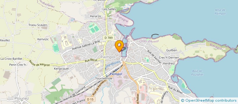 localisation de l'entreprise SCI LA BAGNERAISE  PAIMPOL