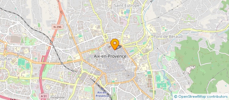 localisation de l'entreprise SCI LA BAGUETTE TOULONNAISE  AIX-EN-PROVENCE