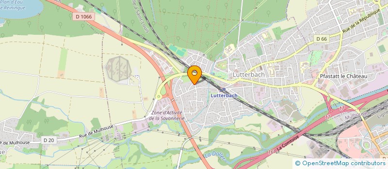 localisation de l'entreprise SCI LA BAIE  LUTTERBACH