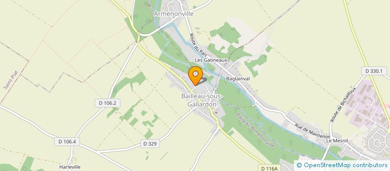 localisation de l'entreprise SCI LA BAILLEAUDIERE à BAILLEAU-ARMENONVILLE