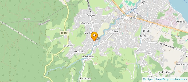 localisation de l'entreprise SCI LA BAJULAZ à SAINT-JORIOZ