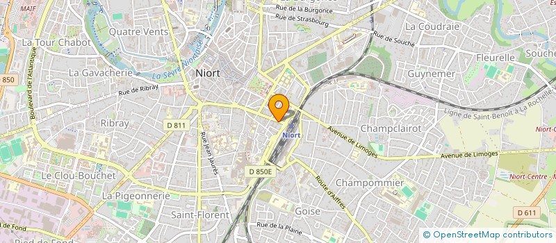 localisation de l'entreprise SCI LA BALAIZERIE à NIORT