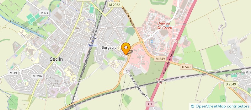 localisation de l'entreprise SCI LA BALANCE à SECLIN