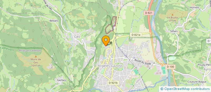 localisation de l'entreprise SCI LA BALANDRAU  ARGELES-GAZOST