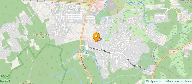 localisation de l'entreprise SCI LA BALBINIERE à MATOURY