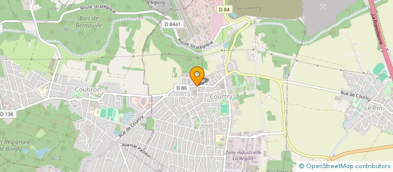 localisation de l'entreprise SCI LA BALBYNIENNE  COURTRY