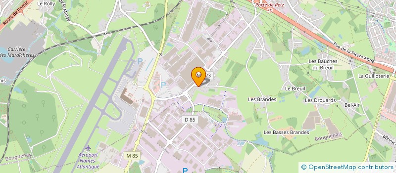 localisation de l'entreprise SCI LA BALINIERE à BOUGUENAIS