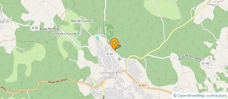 localisation de l'entreprise SCI LA BALME  LIMOGNE-EN-QUERCY