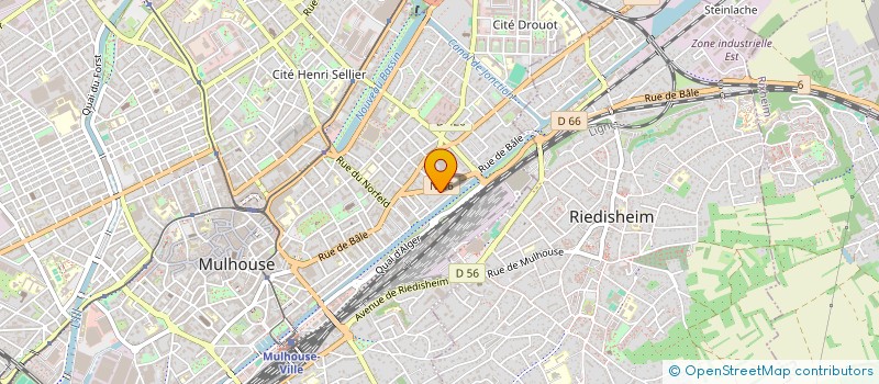 localisation de l'entreprise SCI LA BALOISE  MULHOUSE