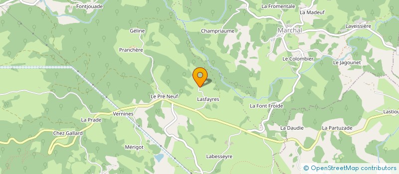 localisation de l'entreprise SCI LA BANNE D ORDANCHE à CHAMPS-SUR-TARENTAINE-MARCHAL