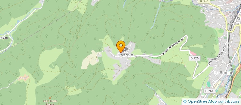 localisation de l'entreprise SCI LA BAOUATE  LA BROQUE