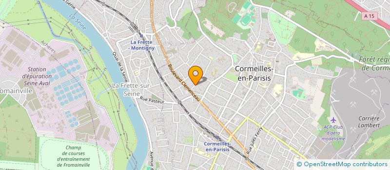 localisation de l'entreprise SCI LA BAPTISTINE  CORMEILLES-EN-PARISIS