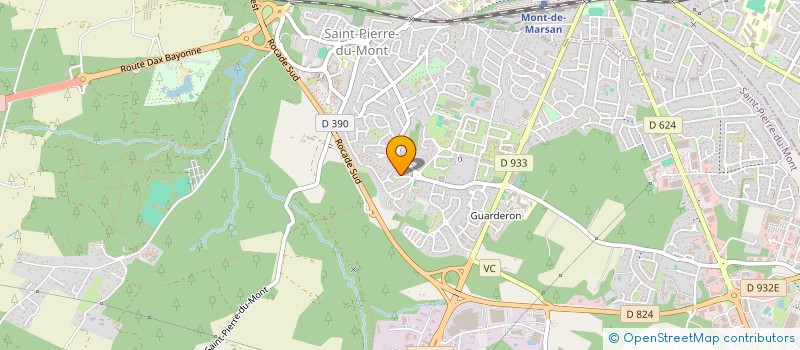 localisation de l'entreprise SCI LA BAQUETTE à SAINT-PIERRE-DU-MONT