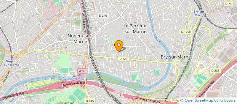 localisation de l'entreprise SCI LA BARAGAJA  LE PERREUX-SUR-MARNE