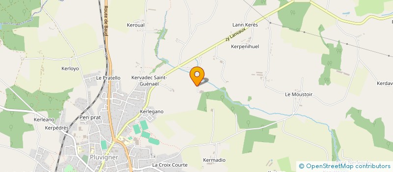 localisation de l'entreprise SCI LA BARAK  PLUVIGNER