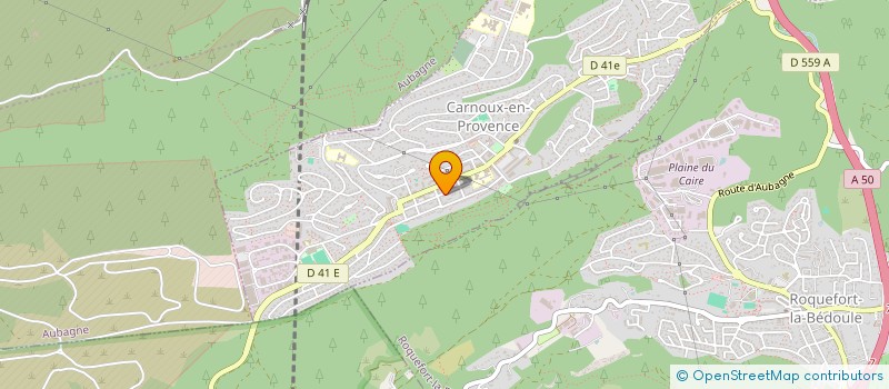 localisation de l'entreprise SCI LA BARAKA à CARNOUX EN PROVENCE