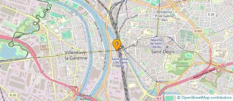localisation de l'entreprise SCI LA BARAKA à SAINT-DENIS