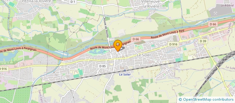 localisation de l'entreprise SCI LA BARAKA  LE SOLER