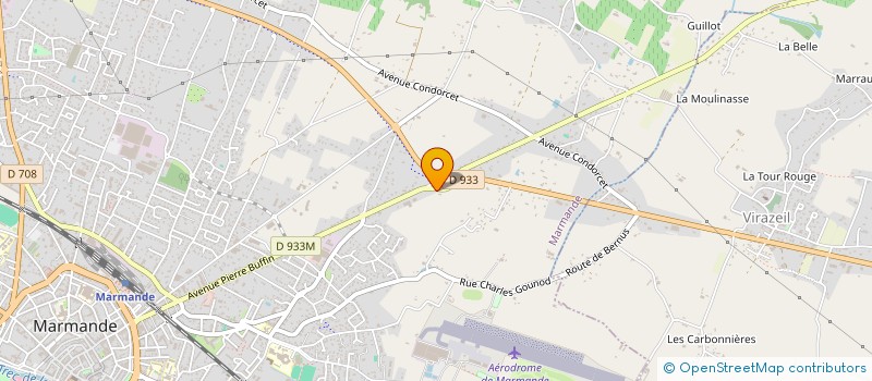 localisation de l'entreprise SCI LA BARAKA  MARMANDE