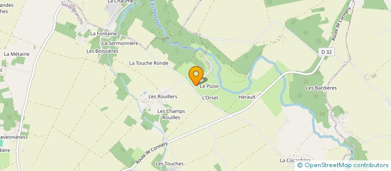 localisation de l'entreprise SCI LA BARAUDIERE  SAINT-BRANCHS