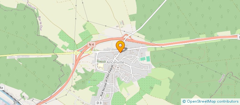 localisation de l'entreprise SCI LA BARBACANE à ANCERVILLE