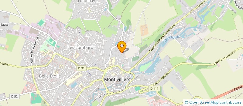 localisation de l'entreprise SCI LA BARBERE  MONTIVILLIERS