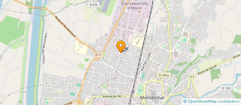 localisation de l'entreprise SCI LA BARBOTAINE à MONTELIMAR