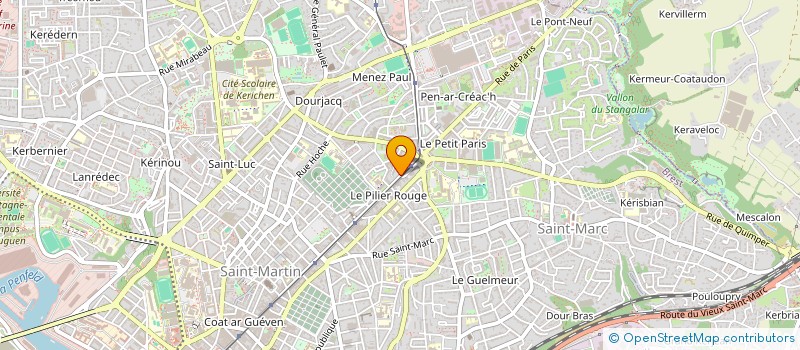 localisation de l'entreprise SCI LA BARCARELLA  BREST