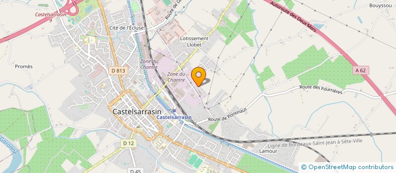 localisation de l'entreprise SCI LA BARGOL  CASTELSARRASIN