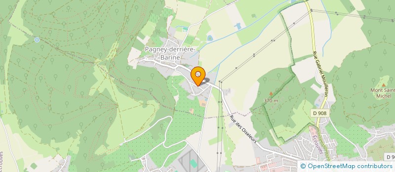 localisation de l'entreprise SCI LA BARINE  PAGNEY-DERRIERE-BARINE