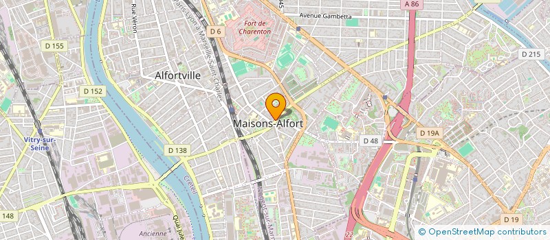 localisation de l'entreprise SCI LA BARISIENNE à MAISONS-ALFORT