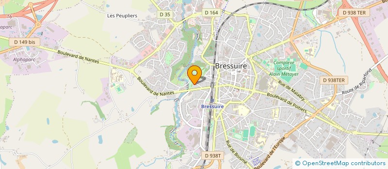 localisation de l'entreprise SCI LA BARITAUDERIE  BRESSUIRE