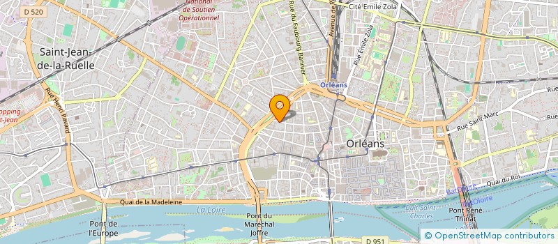 localisation de l'entreprise SCI LA BARNERIE à ORLEANS