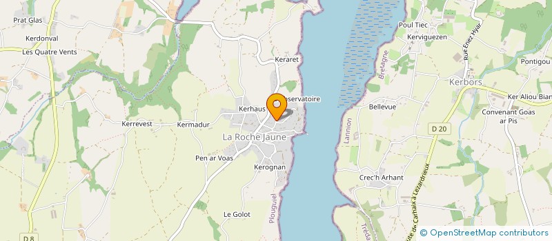 localisation de l'entreprise SCI LA BARONNAIS à PLOUGUIEL